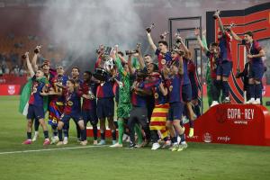 巴塞罗那赢得国王杯，本赛季有望成为“三冠王”